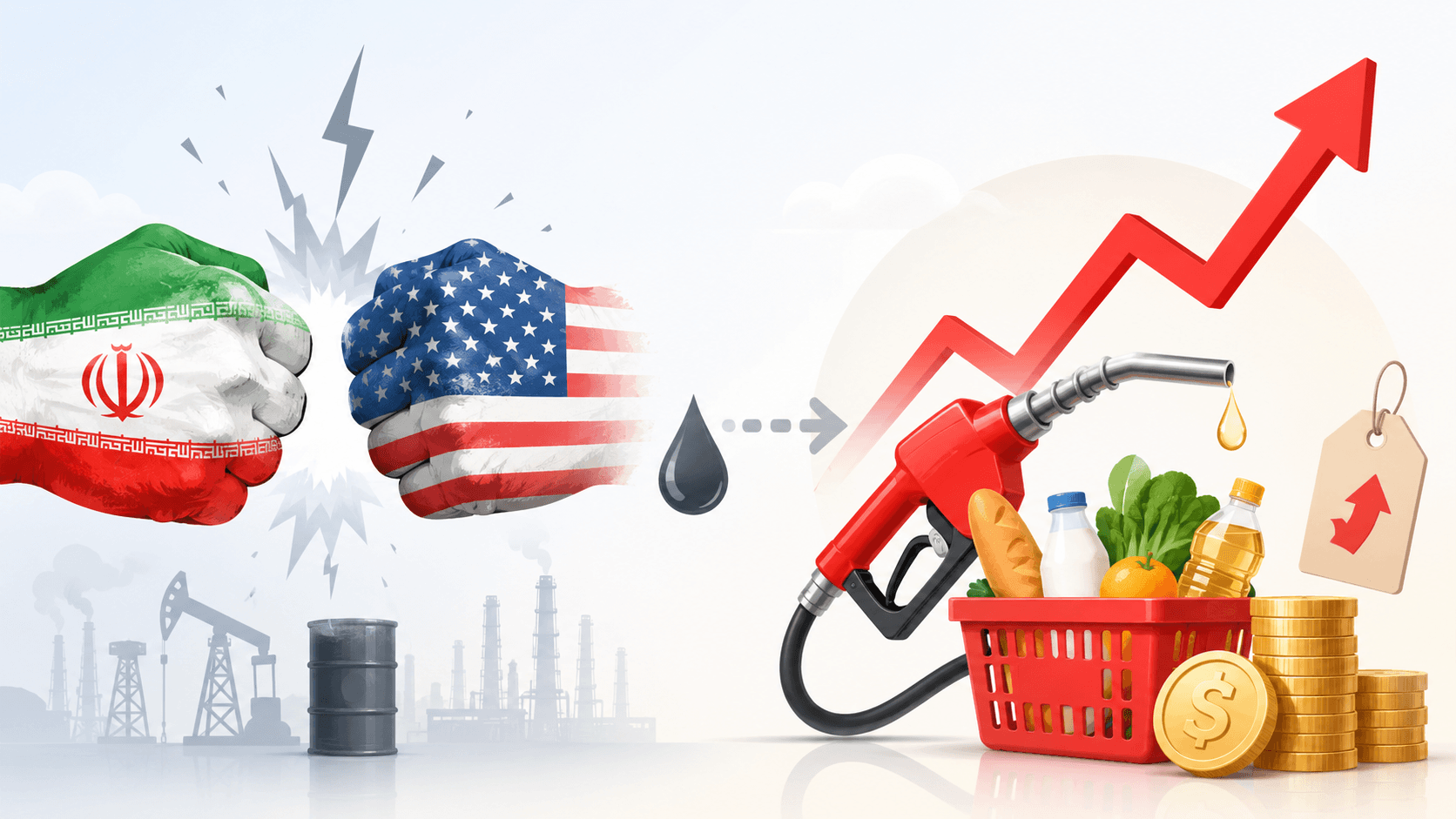 Inflasi AS Naik ke 3,8% Akibat Konflik Iran, Trump Makin Tertekan
